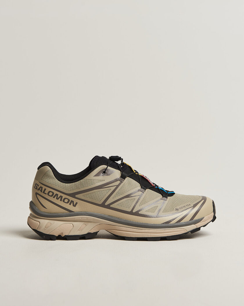 Salomon XT-6 GTX Sneakers White Pepper/Silver Sage – Green