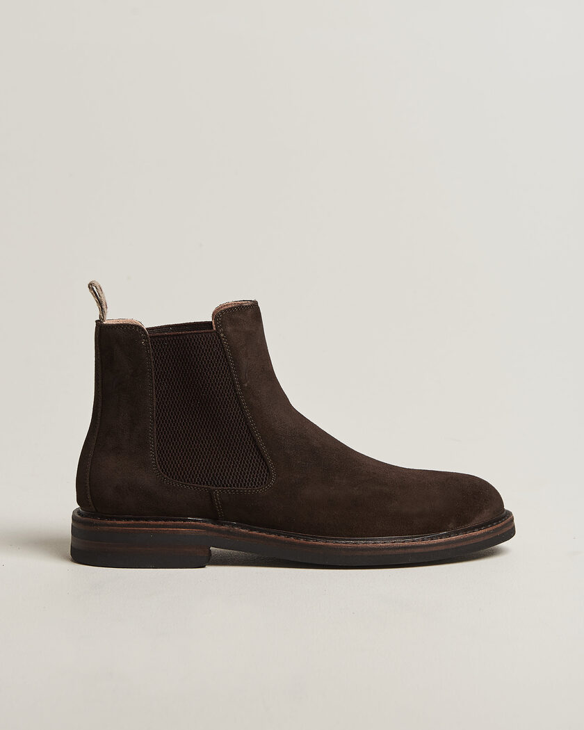 Astorflex Kudoflex Dainite Chelsea Boot Dark Brown Suede – Brown