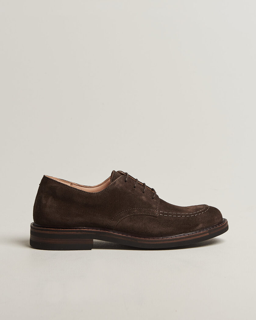 Astorflex Carlflex Moc Toe Dark Brown Suede – Brown