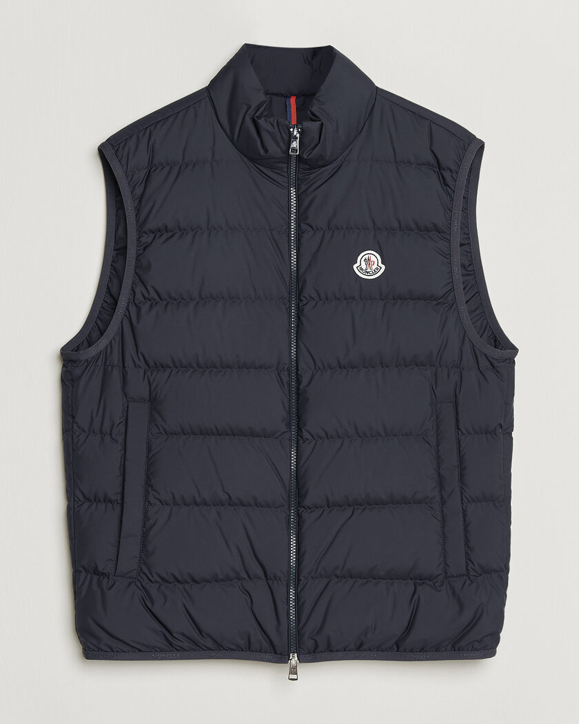 Moncler Almaz Down Vest Black at CareOfCarl.com