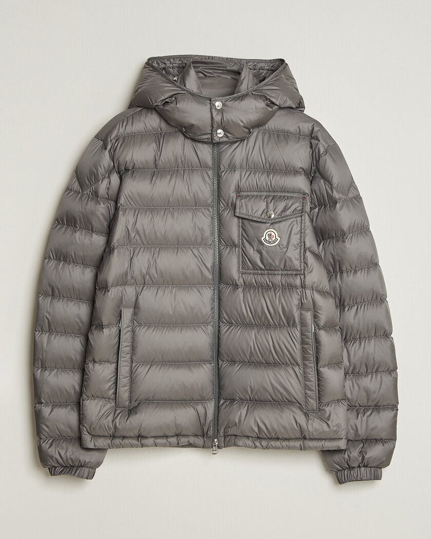 Moncler Verith Hooded Down Jacket Grey – Grey