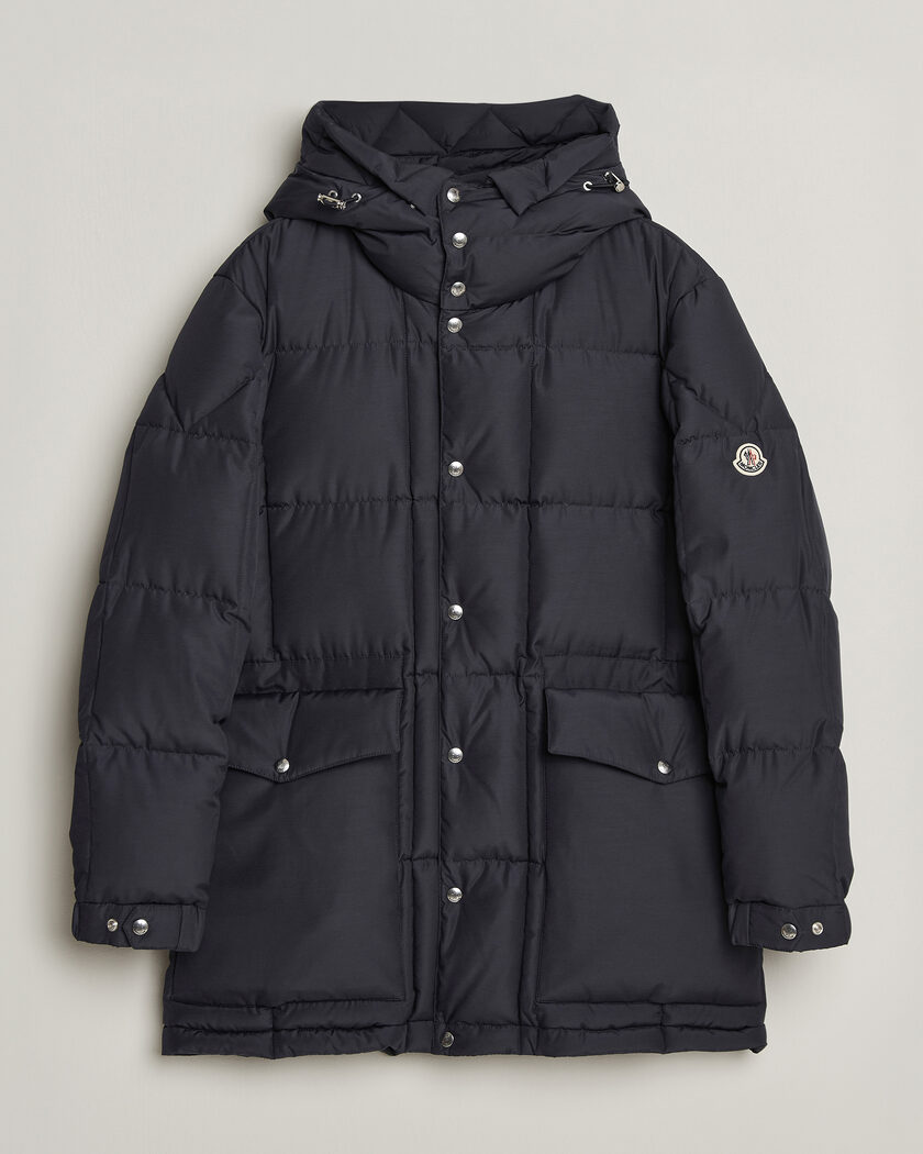 Moncler Sylmara Down Parka Navy – Blue