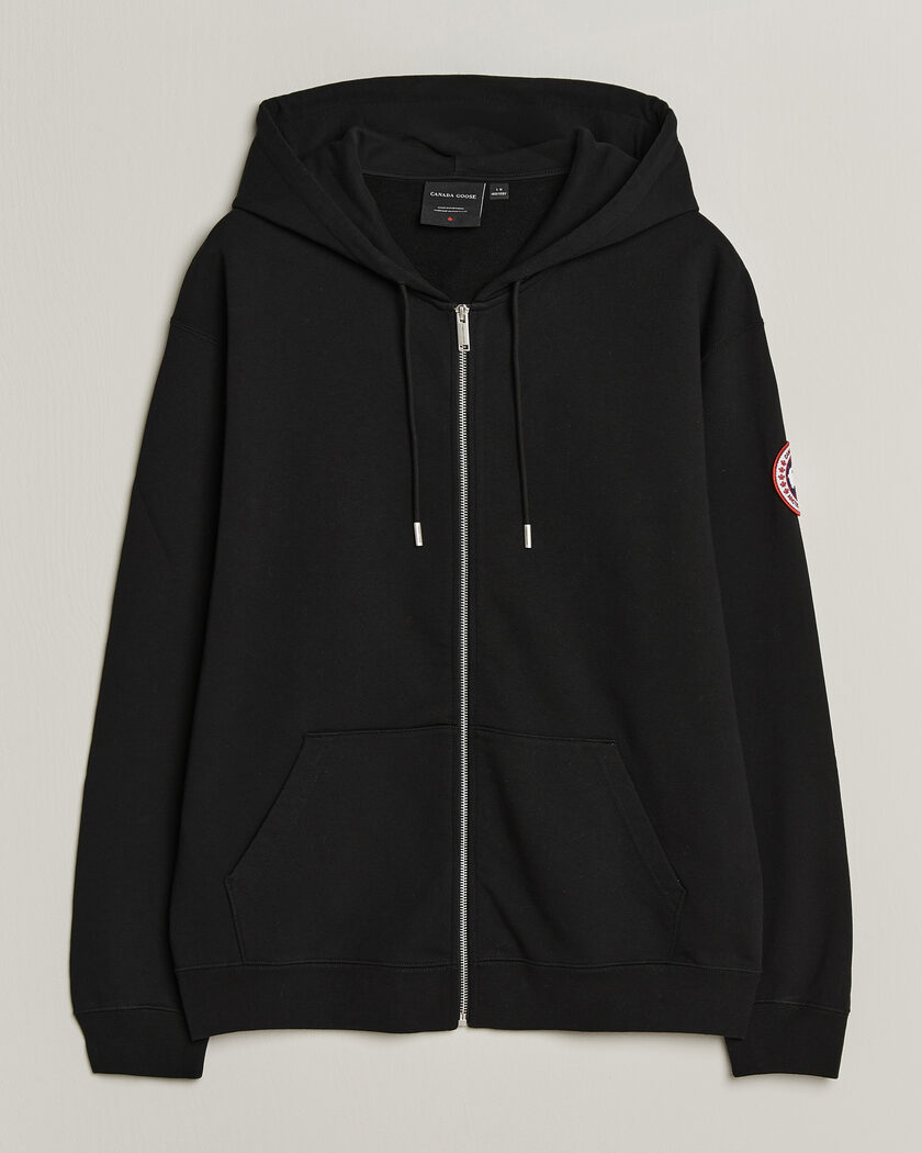 Canada Goose Loon Full Zip Hoodie Black – Black