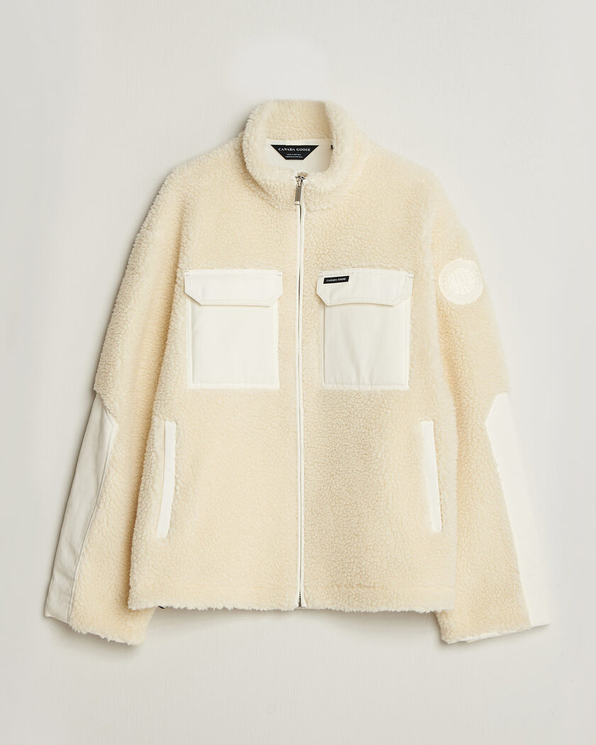 Canada Goose Harrier Fleece Jacket Bone – White
