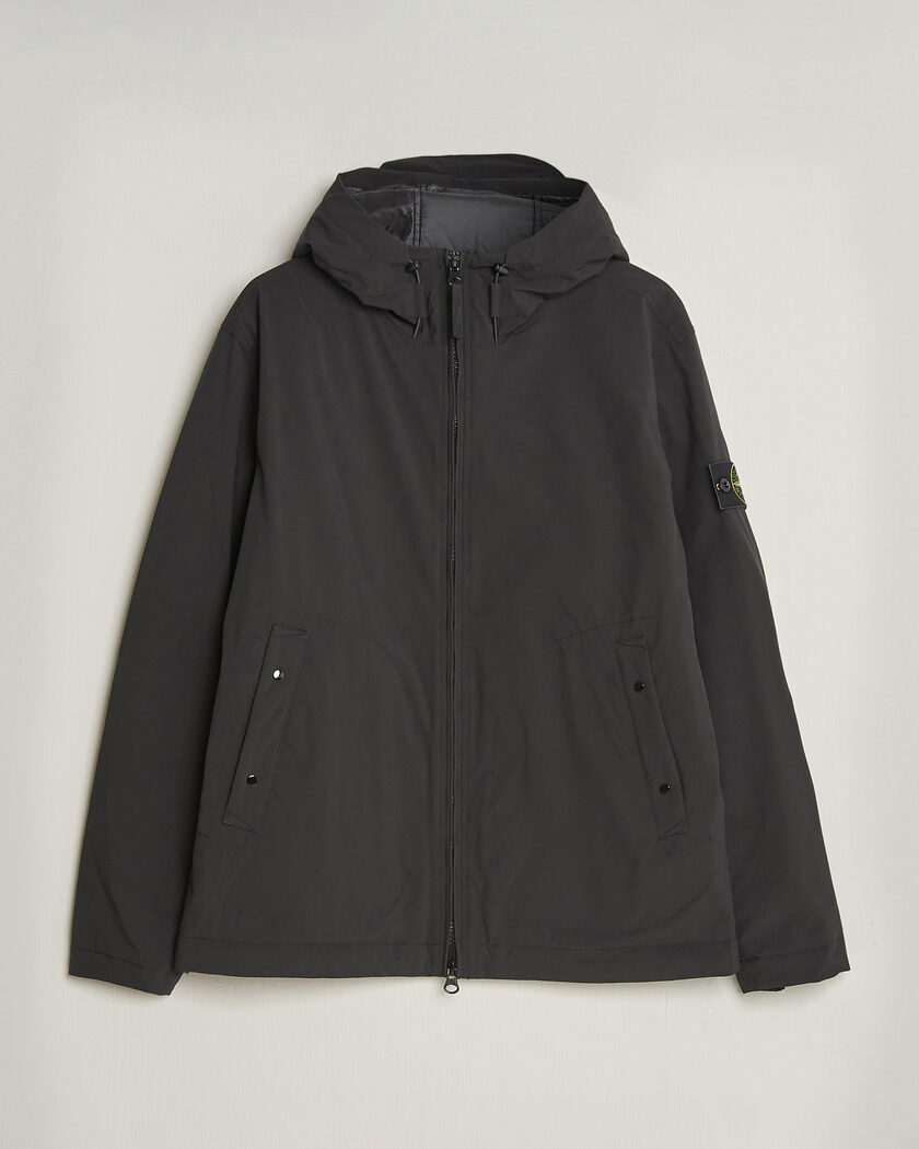 Stone Island Short Soft Shell Parka Black – Black
