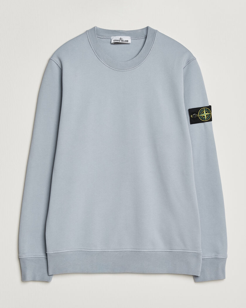 Stone Island Garment Dyed Fleece Sweatshirt Lavender at CareOfCarl.com