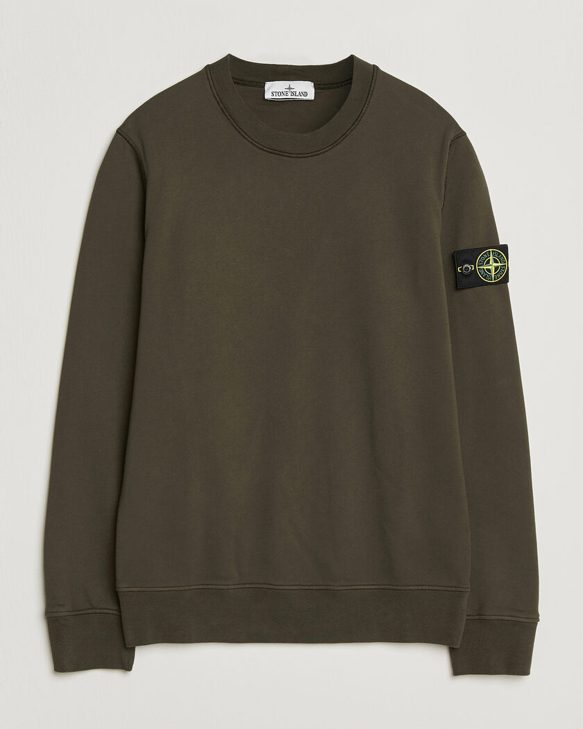  Stone Island Garment Dyed Fleece Sweatshirt Coal Grey – Grey