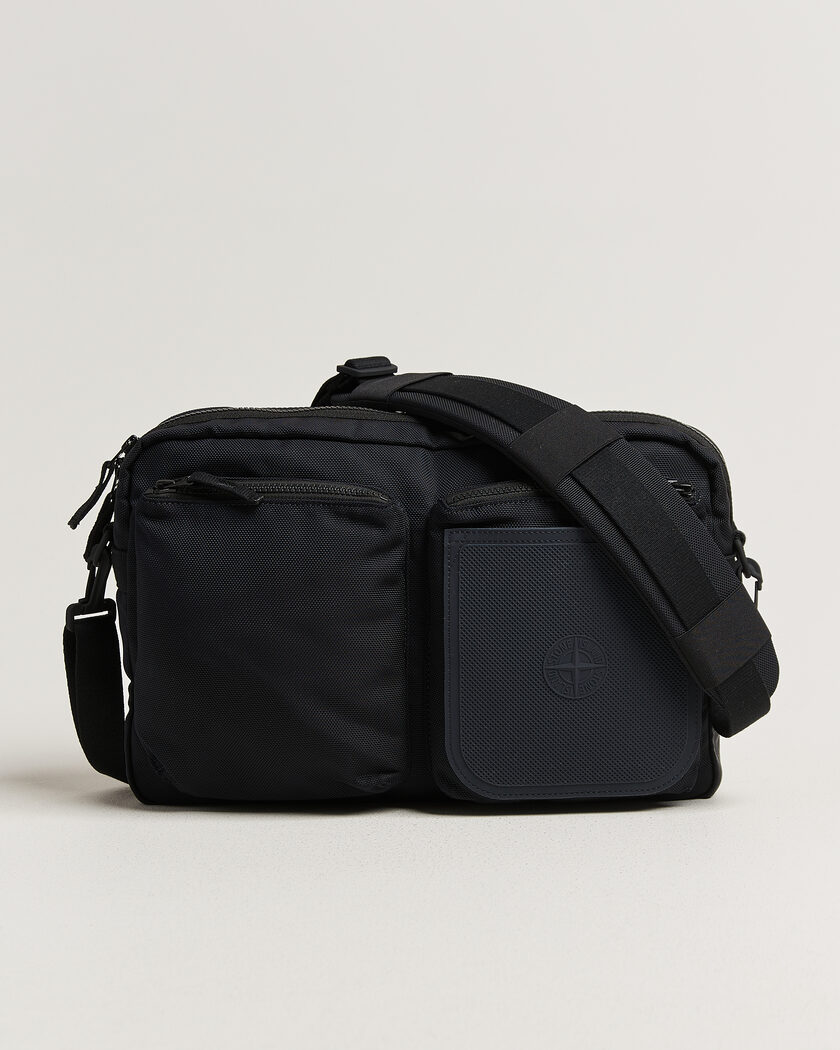 Stone Island Nylon Panama Shoulder Bag Navy Blue – Blue