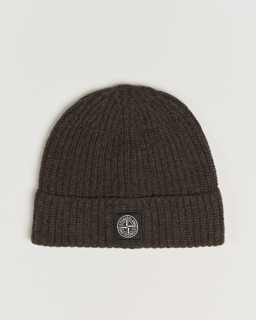 Stone Island Geelong Wool Hat Melange Lead – Grey