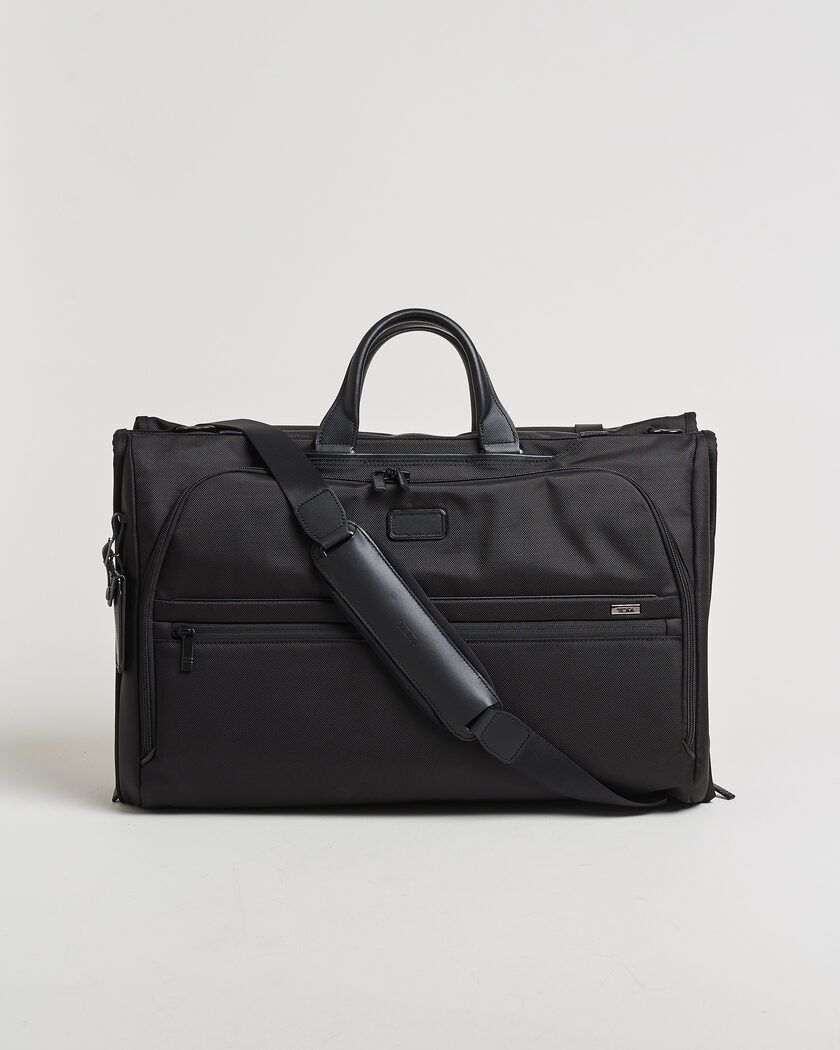 TUMI Alpha Garment Tri-Fold Carry On Black – Black