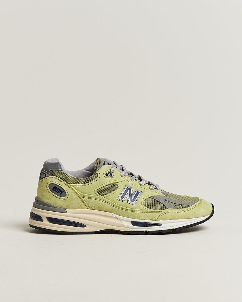 New Balance Made In US & UK New Balance Made in Made in UK 991v2 Green Banana – Green
