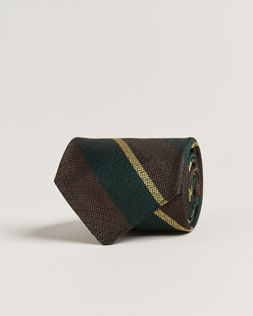 Polo Ralph Lauren Striped Vintage Tie Brown/Green – Multi-colour