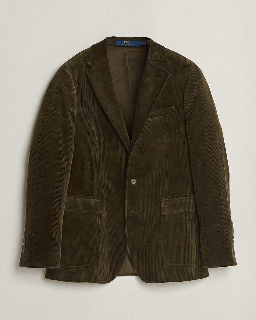 Polo Ralph Lauren Single Breasted Corduroy Sportcoat Fall Olive – Green