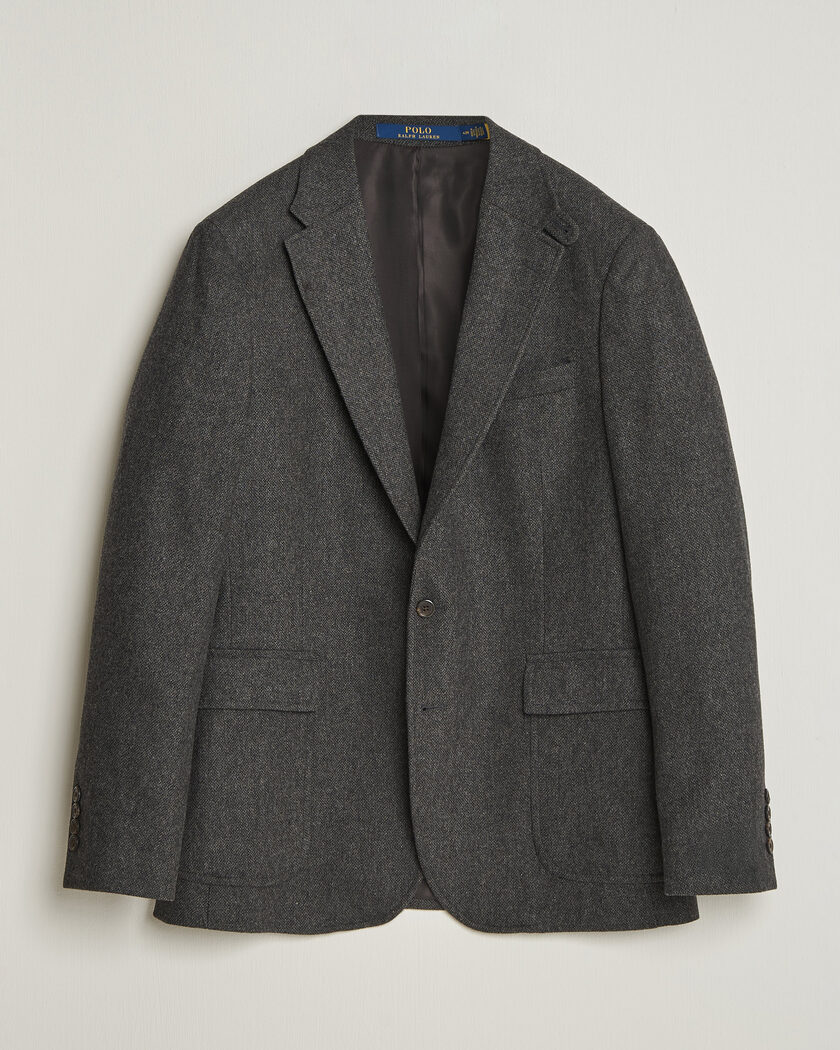 Walker Slater Edward Lambswool Herringbone Blazer Brown at