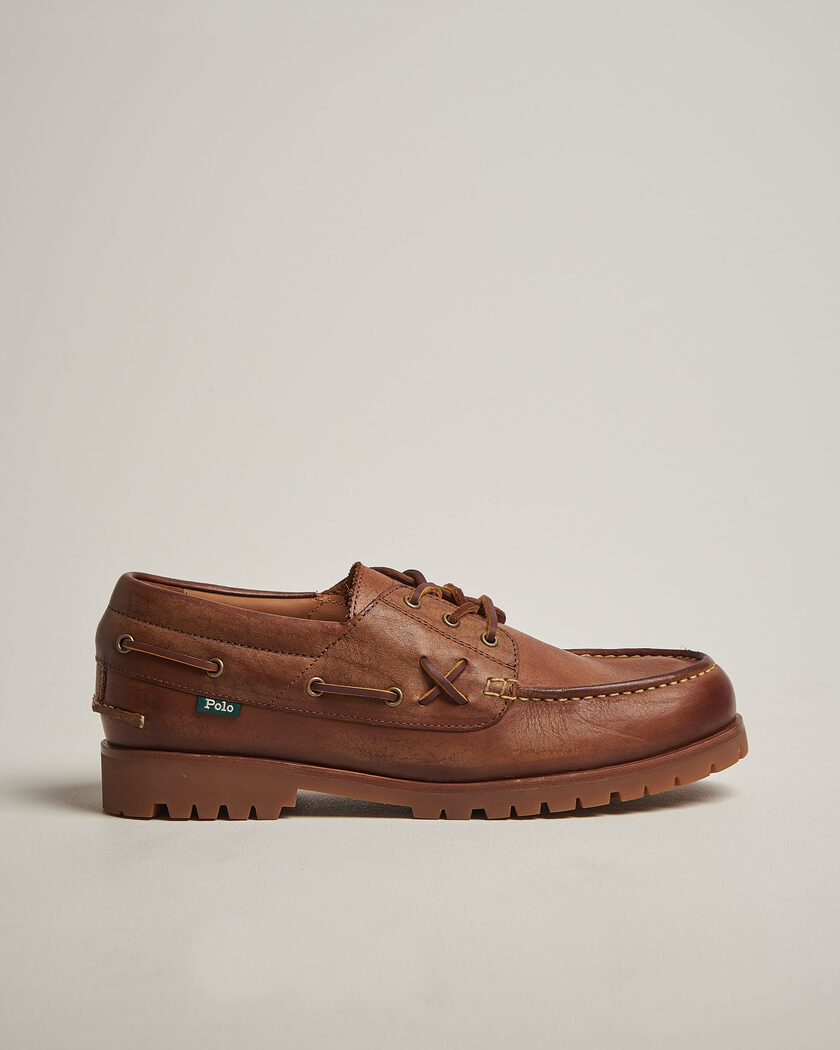 Polo Ralph Lauren Ranger Deck Boat Shoe Brown – Brown