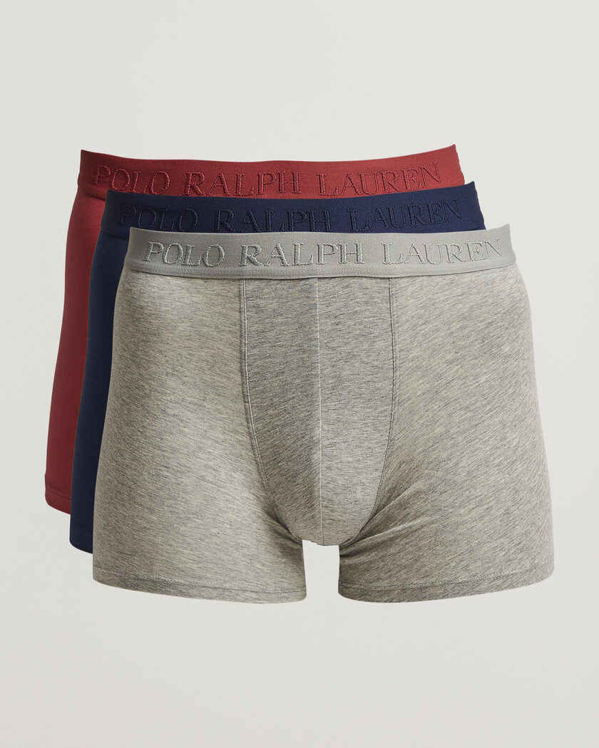 Polo Ralph Lauren 3-Pack Boxer Briefs Navy/Red/Grey – Multi-colour