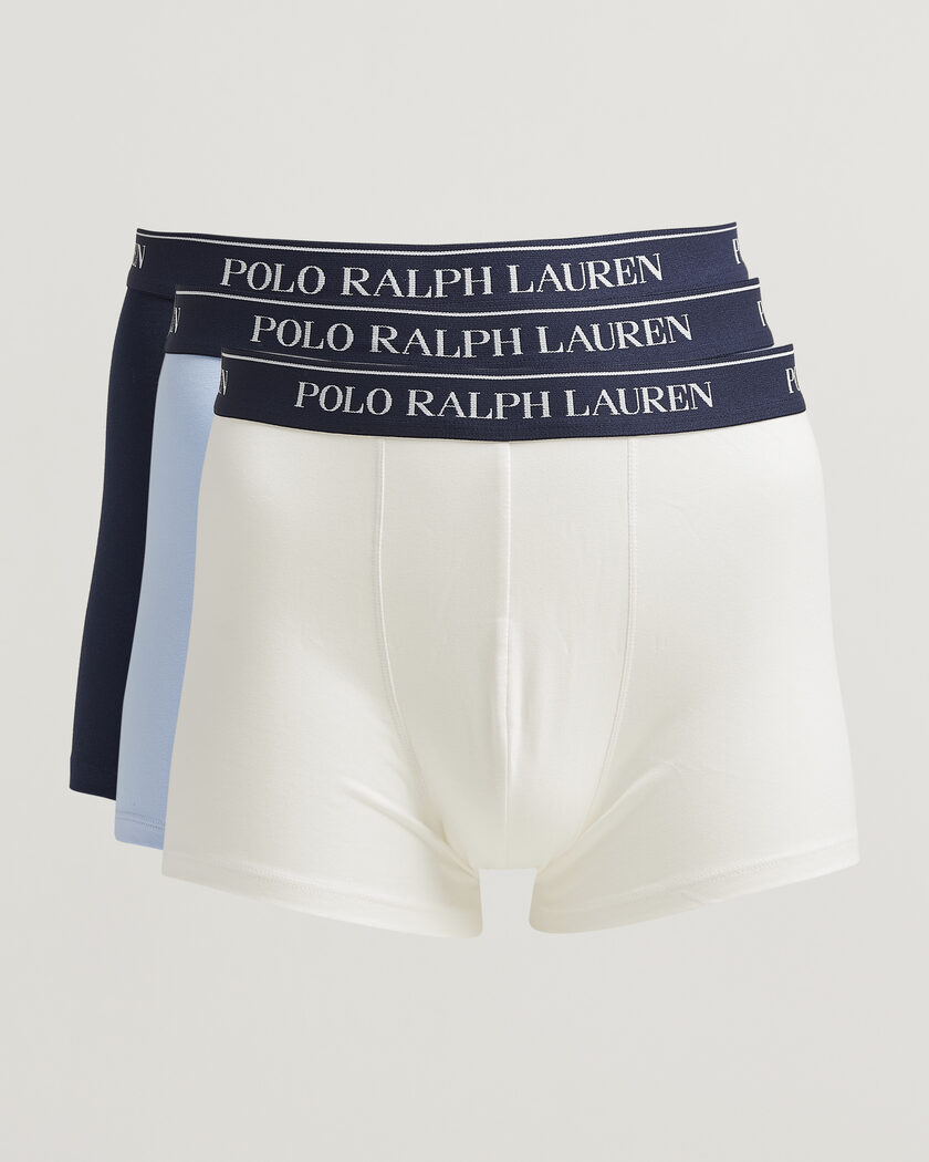 Polo Ralph Lauren 3-Pack Trunks White/Blue/Navy – Multi-colour