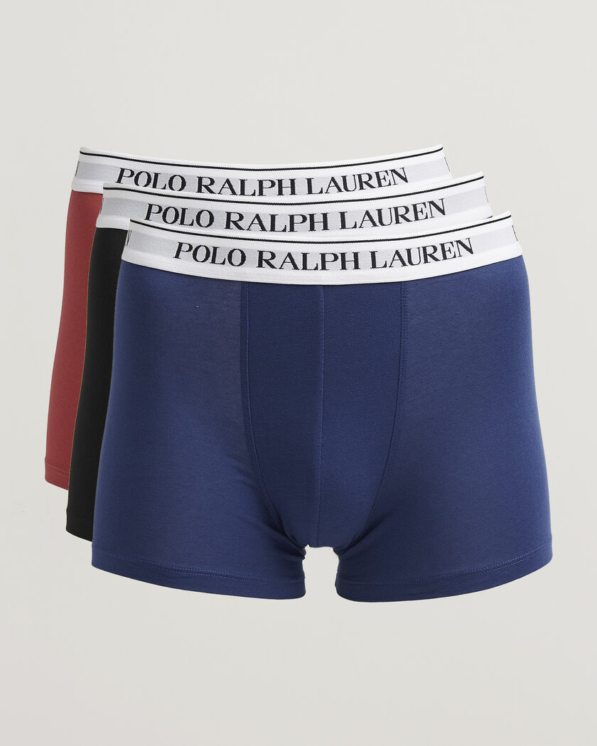 Polo Ralph Lauren 3-Pack Trunks Black/Blue/White – Multi-colour