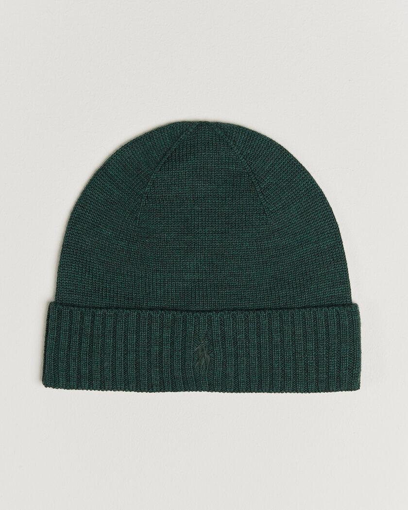 Polo Ralph Lauren Merino Beanie Pine Heather – Green