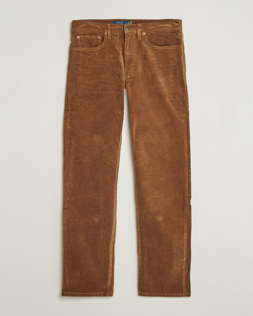 Polo Ralph Lauren Stretch Corduroy Straight Fit Pants Sepia – Brown