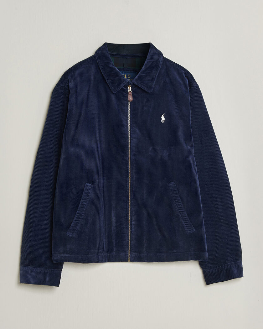 Polo Ralph Lauren Lined Corduroy Windbreaker Newport Navy – Blue