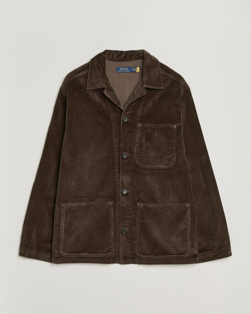 Polo Ralph Lauren Corduroy Overshirt Nutmeg Brown – Brown