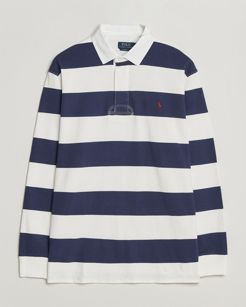 Polo Ralph Lauren Striped Jersey Rugger Cream/Navy – Multi-colour