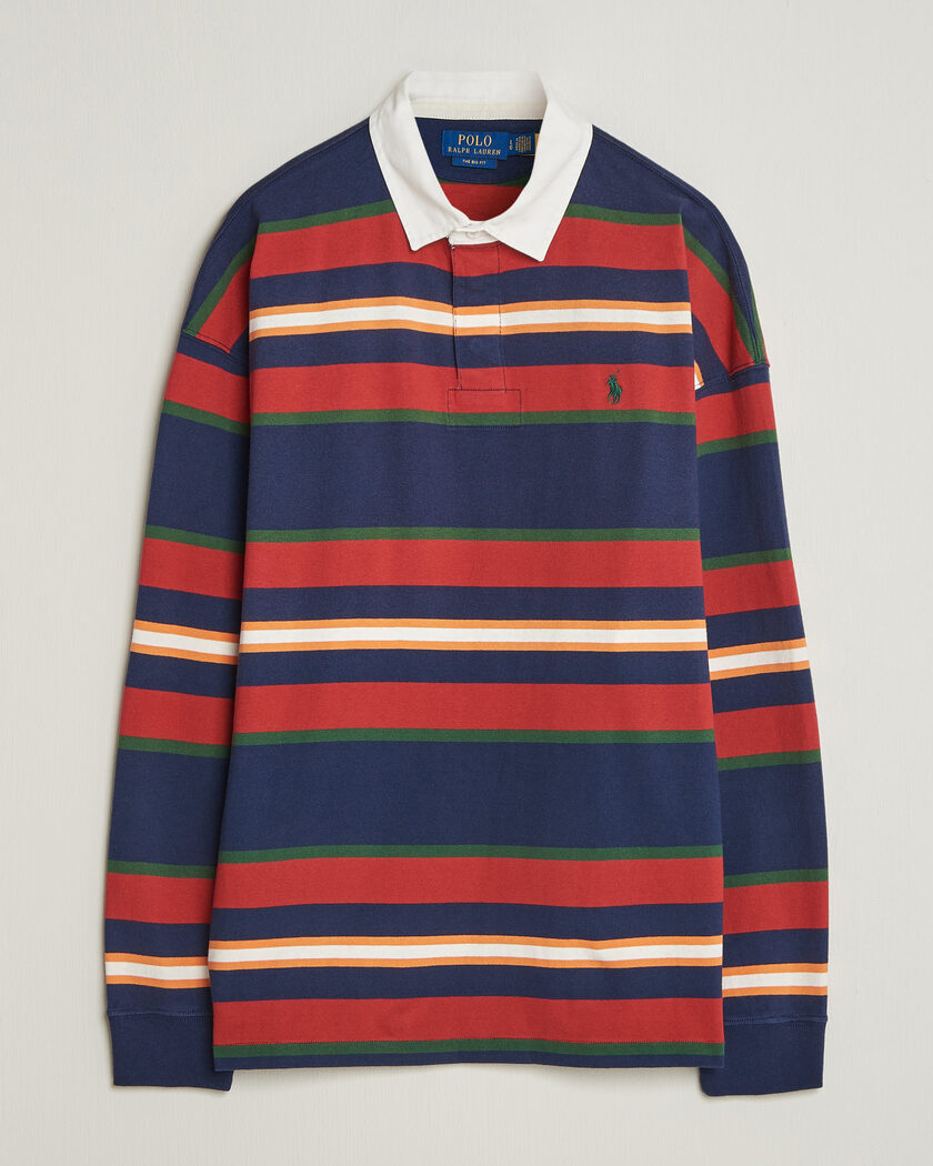 Rowing Blazers Block Stripe Rugby Burgundy/Navy at CareOfCarl.com