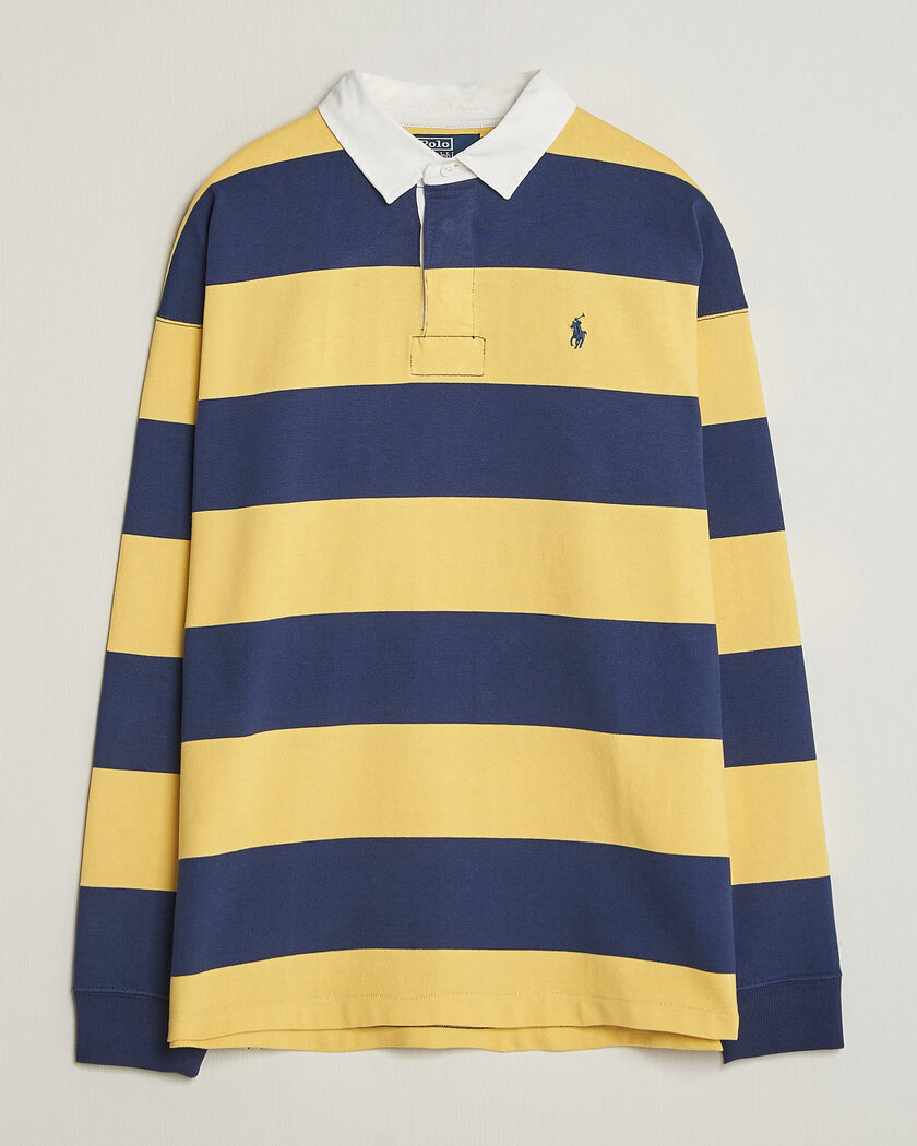 Polo Ralph Lauren Jersey Knitted Rugby Pullover Yellow/Cobolt – Multi-colour