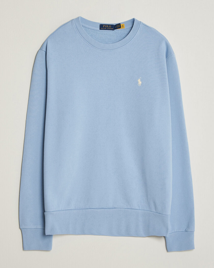 Polo Ralph Lauren Loopback Terry Sweatshirt Chambray Blue – Blue