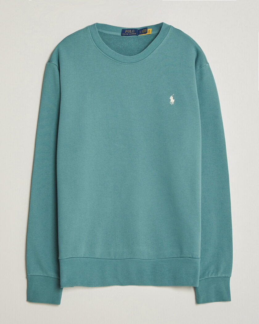 Stone Island Garment Dyed Fleece Sweatshirt Musk at CareOfCarl.com