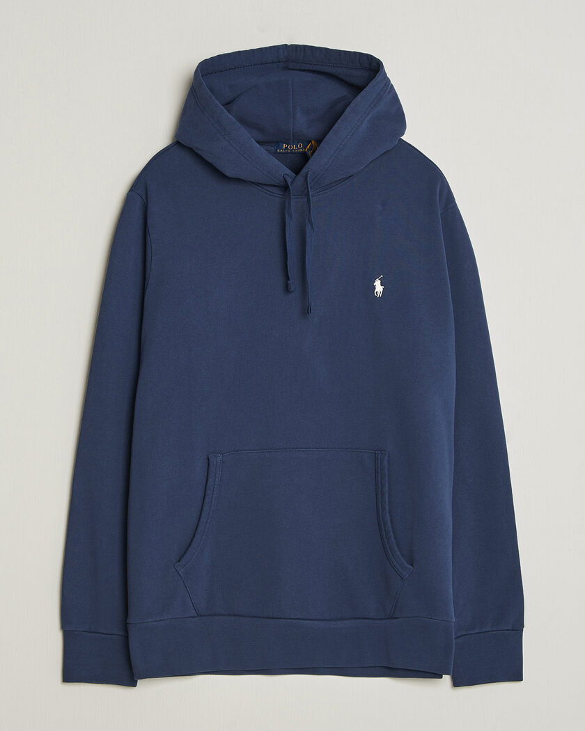 Polo Ralph Lauren RL Fleece Hoodie Polo Black at CareOfCarl.com