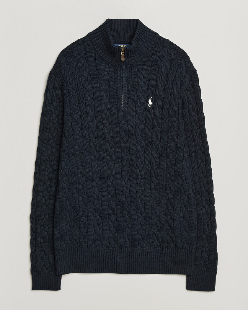 Polo Ralph Lauren Cotton Pullover Half Zip Andover Cream at