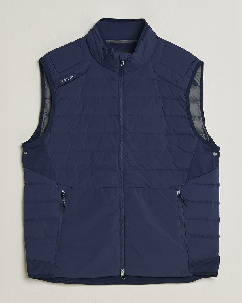 RLX Ralph Lauren Luxury Performance Vest Polo Black at CareOfCarl.com