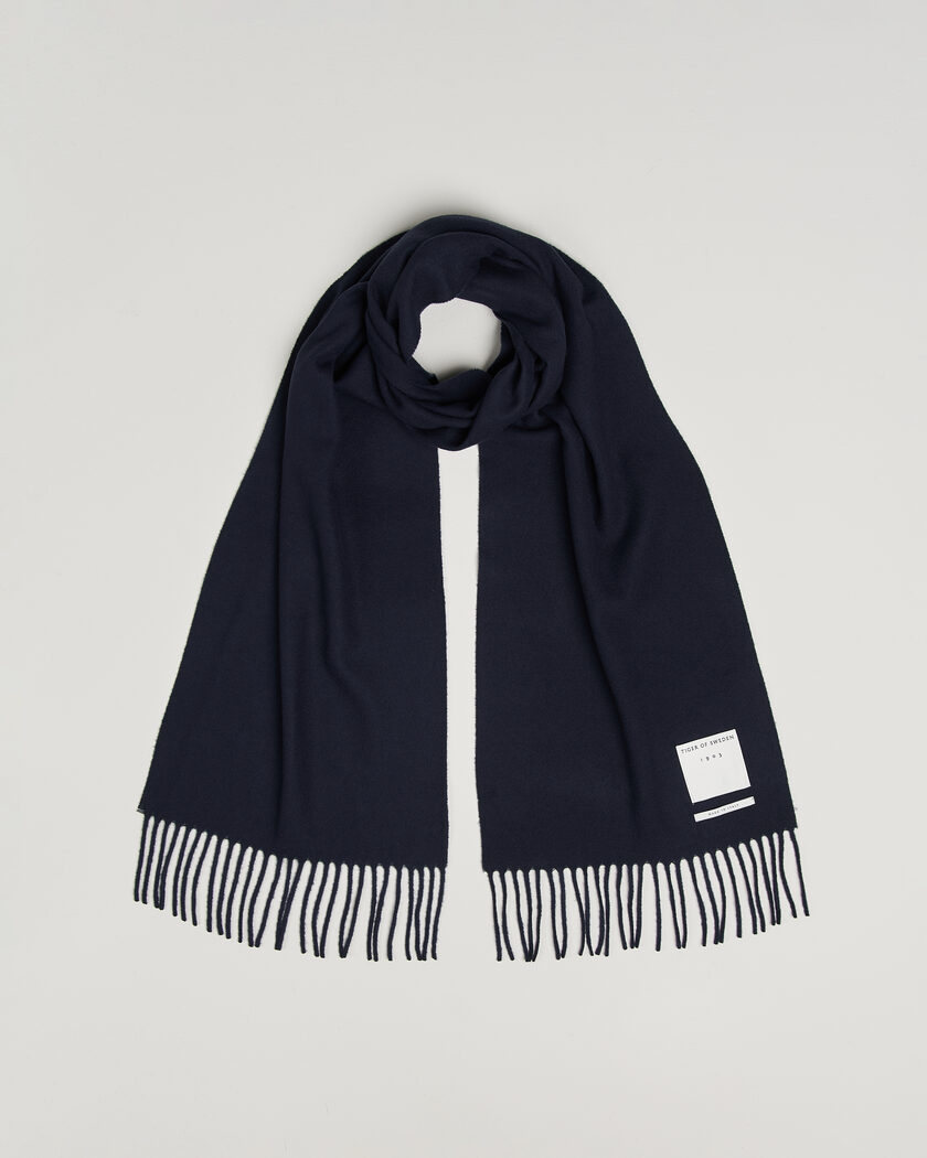 Tiger of Sweden Sylan Wool Scarf Light Ink – Blue