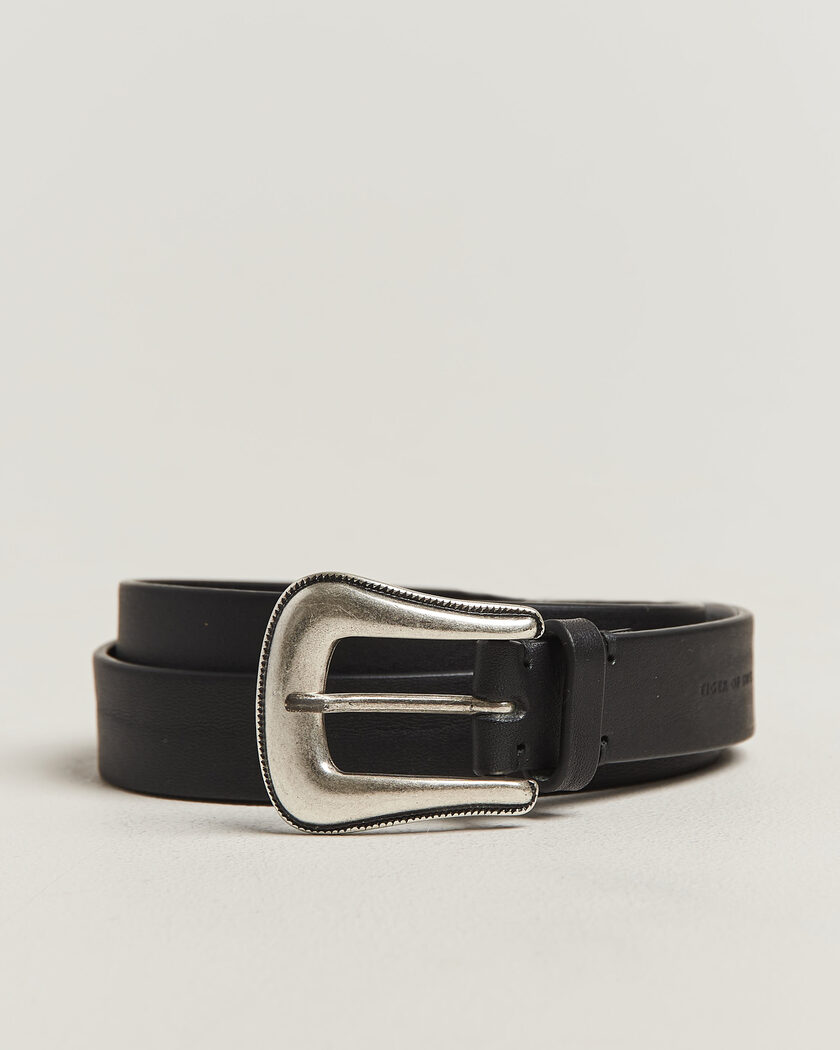 Crockett & Jones Belt 3,2 cm Black Calf at CareOfCarl.com