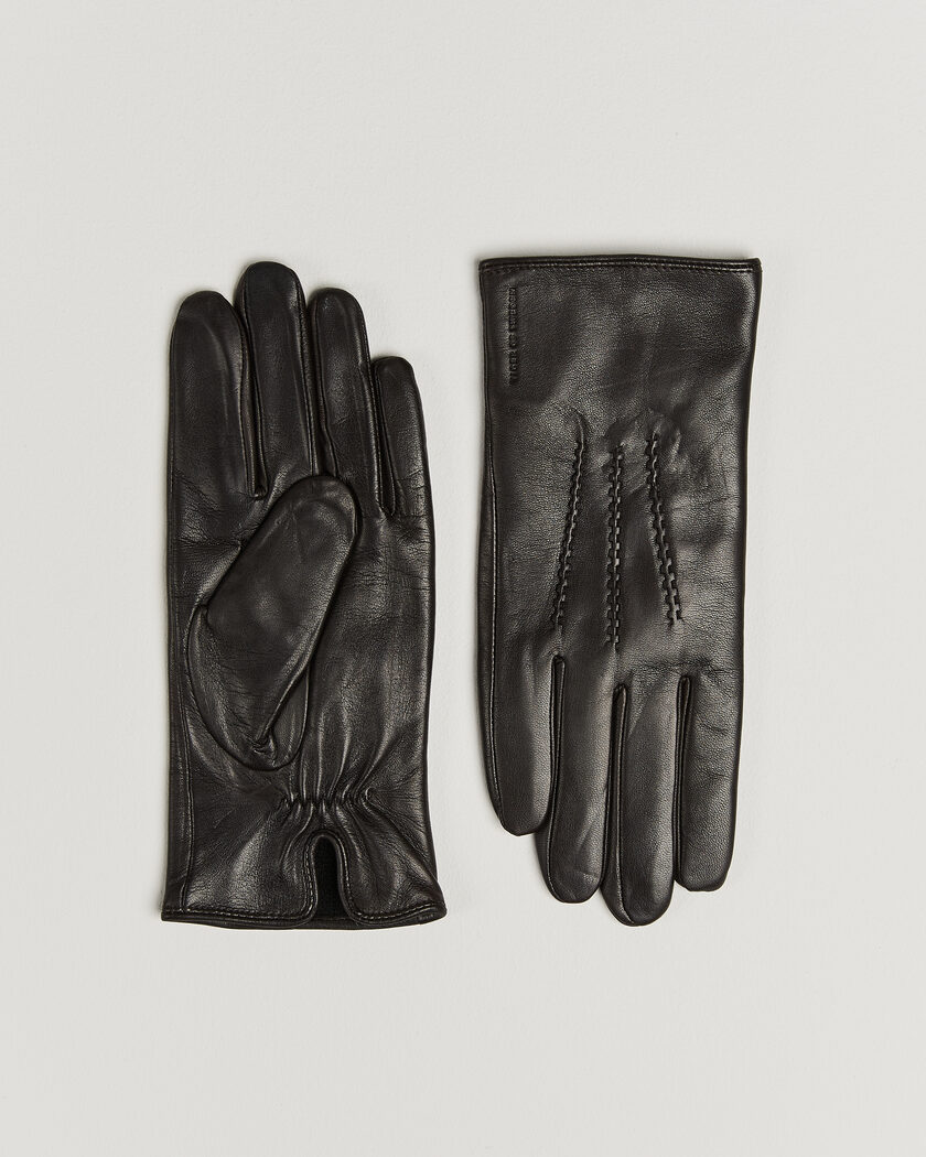 Tiger of Sweden Garvin Leather Gloves Espresso – Brown