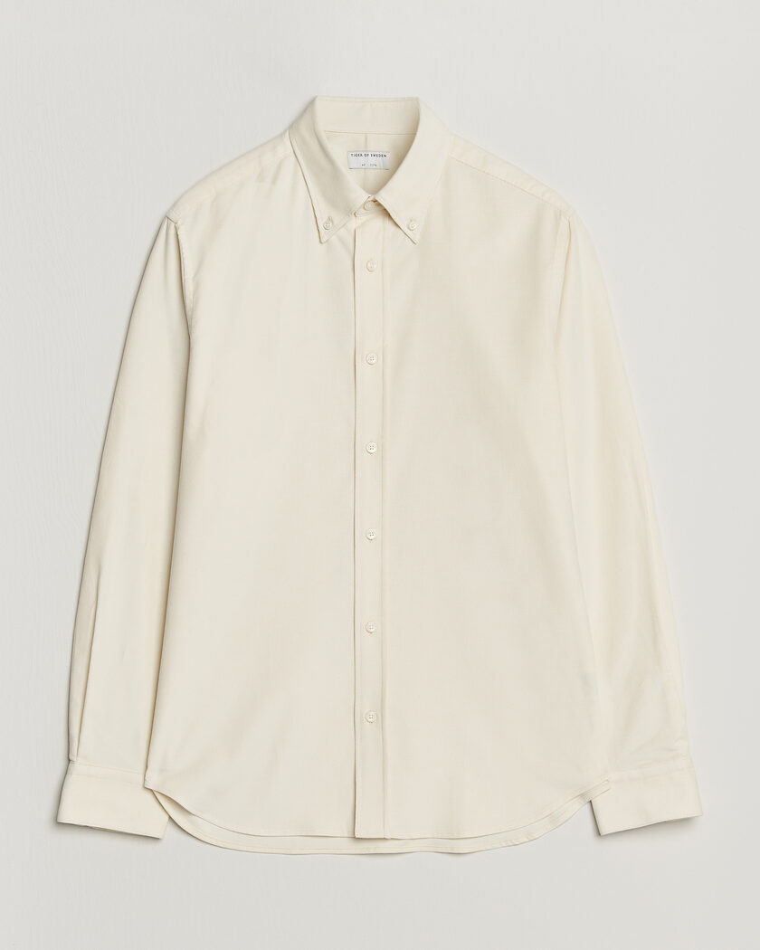 Tiger of Sweden Bjorn Corduroy Shirt Cream White – White