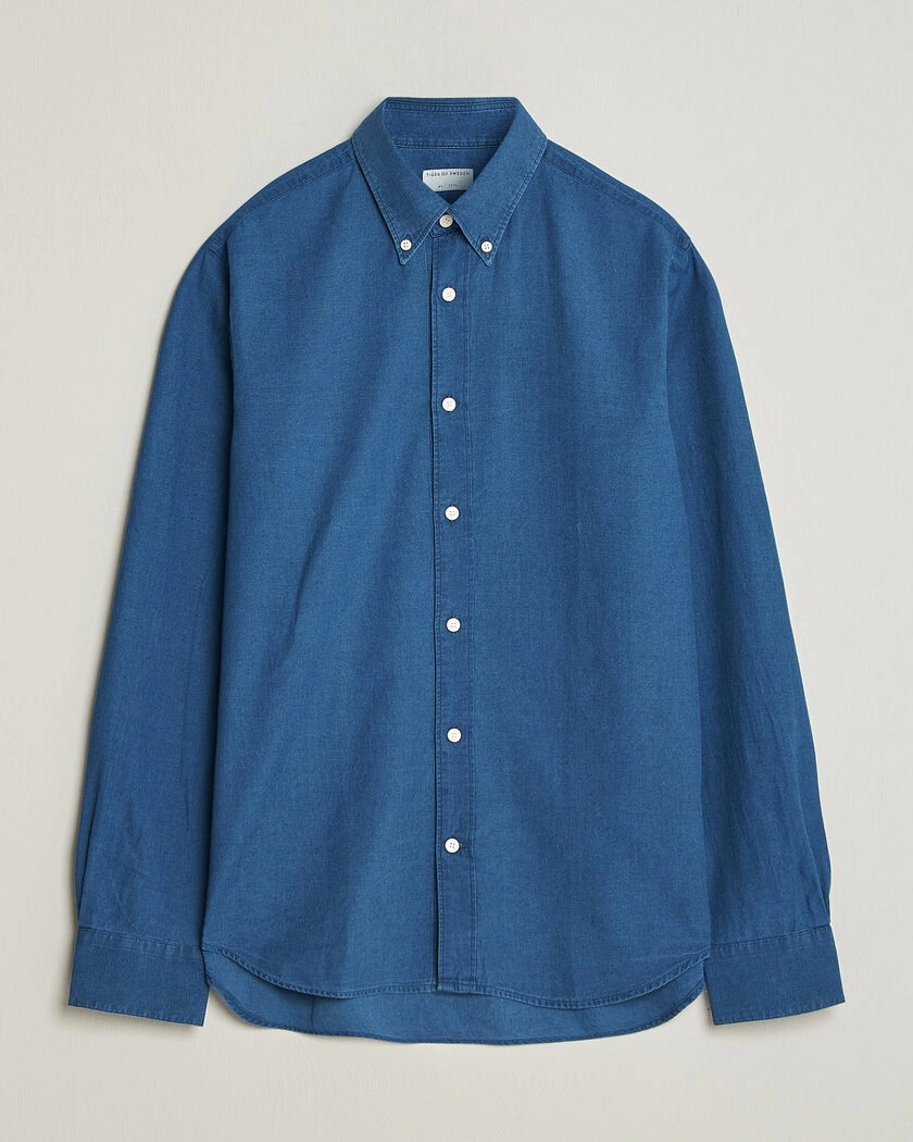Tiger of Sweden Bjorn Denim Shirt Blue – Blue