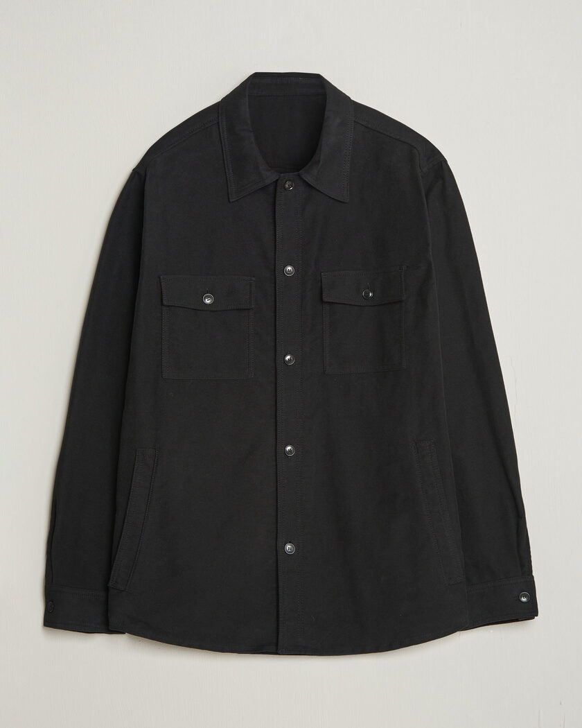 Tiger of Sweden Bishop Cotton Overshirt Black – Black