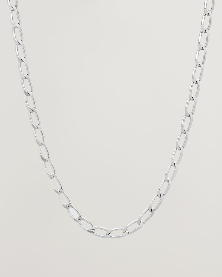 Tom WoodCurb Chain M NecklaceSilver at CareOfCarl.com
