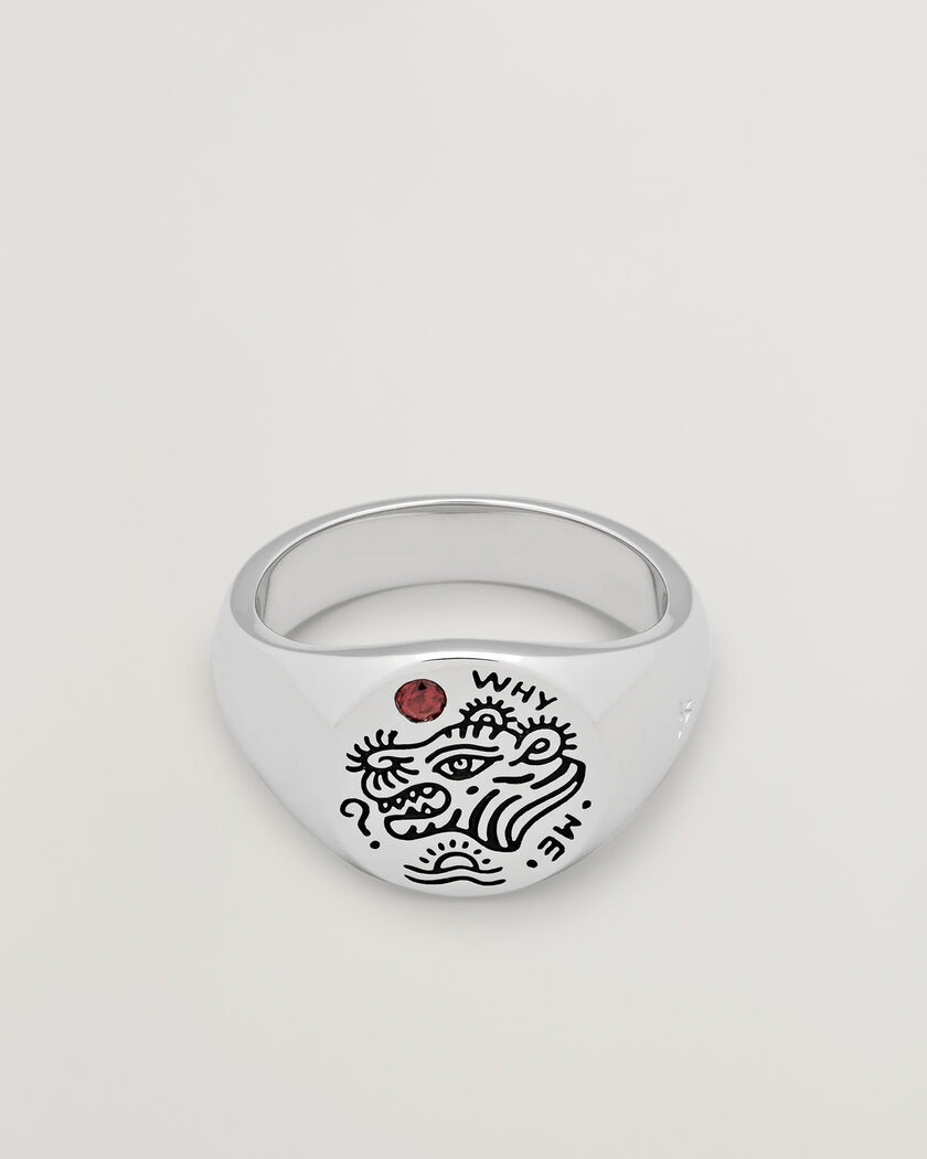 LE GRAMME Ribbon Brushed Ring Sterling Silver 7g at CareOfCarl.com