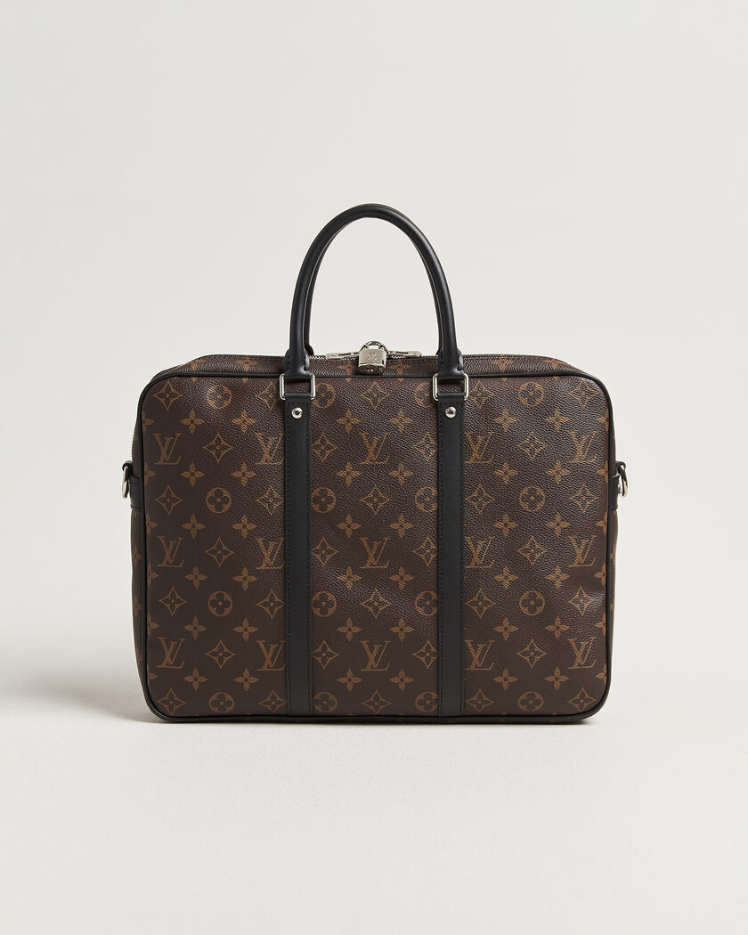 Louis Vuitton Pre-Owned Briefcase Explorer Monogram Eclipse at