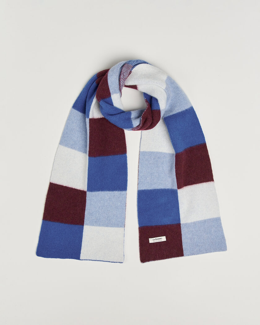 Le Bonnet Lambswool Scarf Ice – Blue