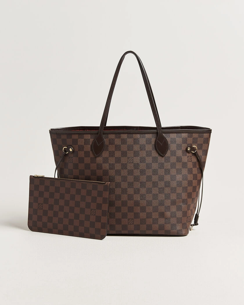 Louis Vuitton Pre-Owned Neverfull MM Damier Ebene – Brown