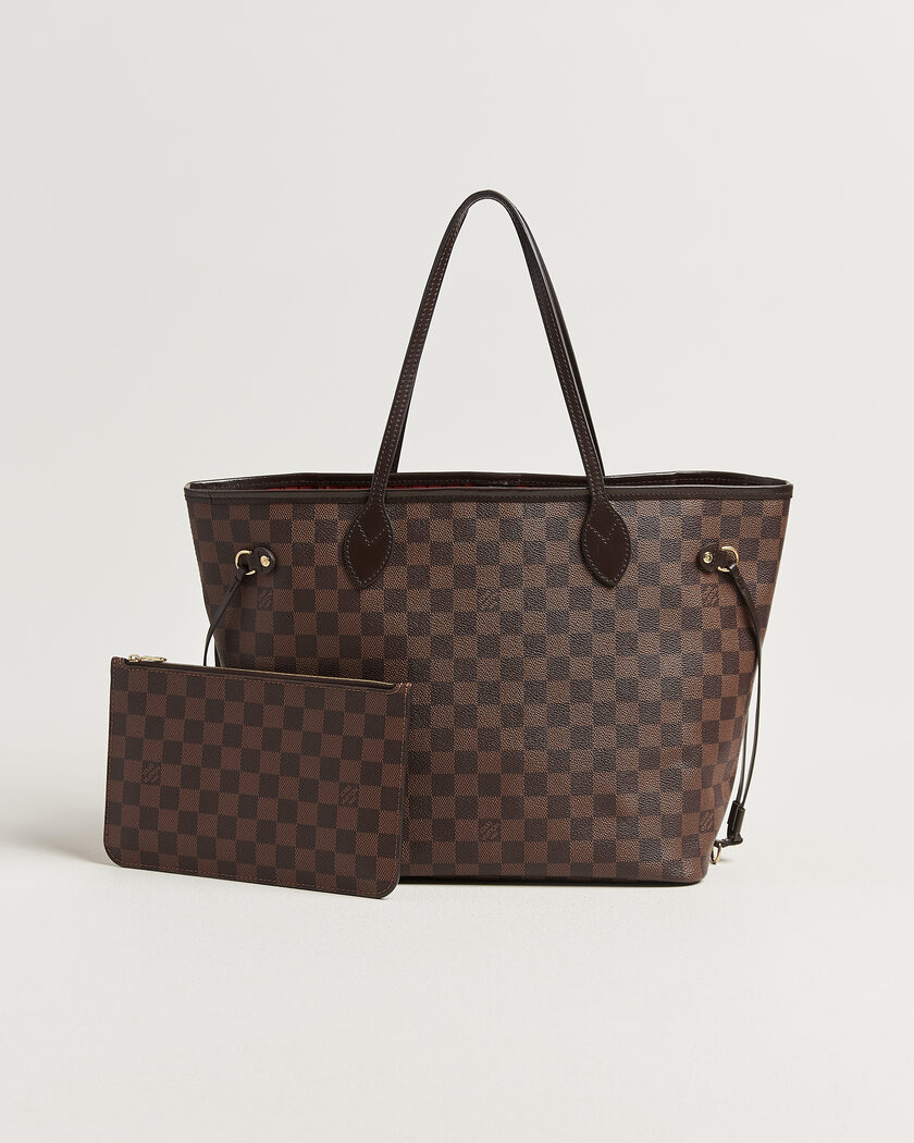 Louis Vuitton Pre-Owned Neverfull MM Damier Ebene – Brown