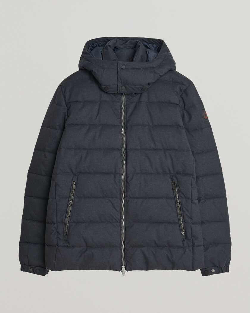 Save The Duck Constantin Padded Flannel Jacket Navy Blue Melange – Blue