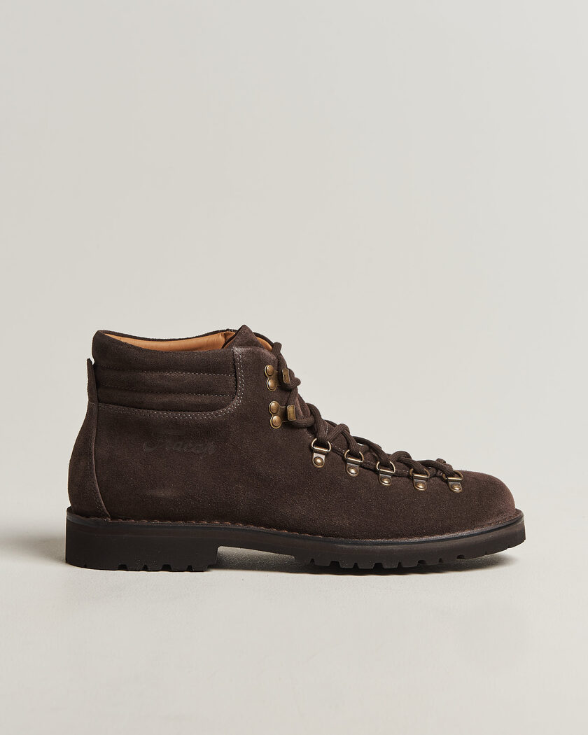 Fracap M127 Suede Boot Dark Brown – Brown