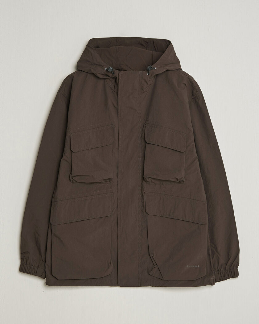 Snow Peak Nylon Double Rip Jacket Dark Brown – Brown