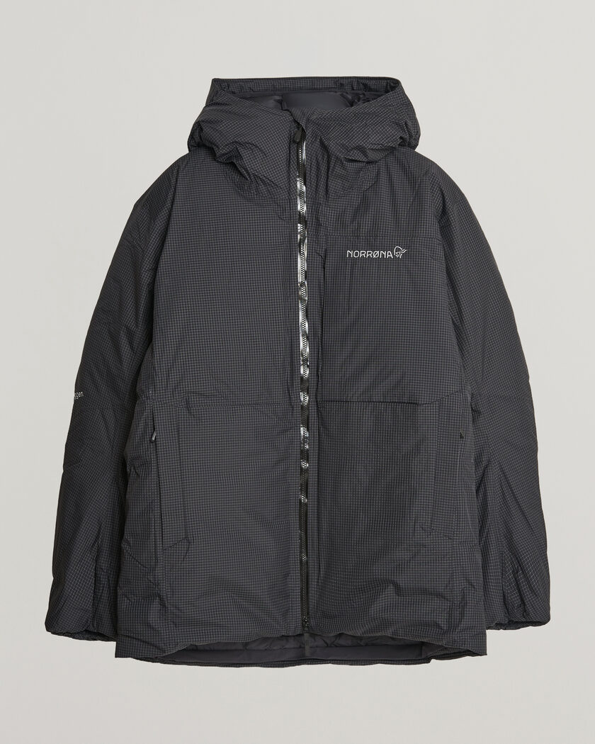 Norrøna Trollveggen dri2 Down 800 Zip Hood Caviar Black – Black